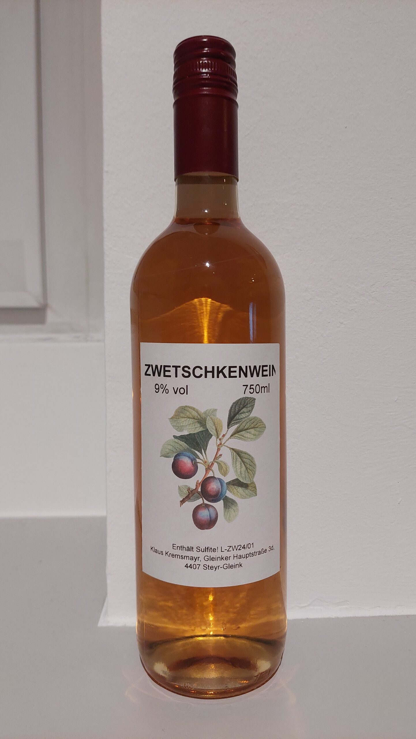 Zwetschkenwein 0,75l